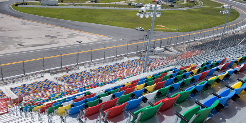 Illustration for article titled Daytona Rising: From Aging Track to Hi-Tech Motorsports Mecca